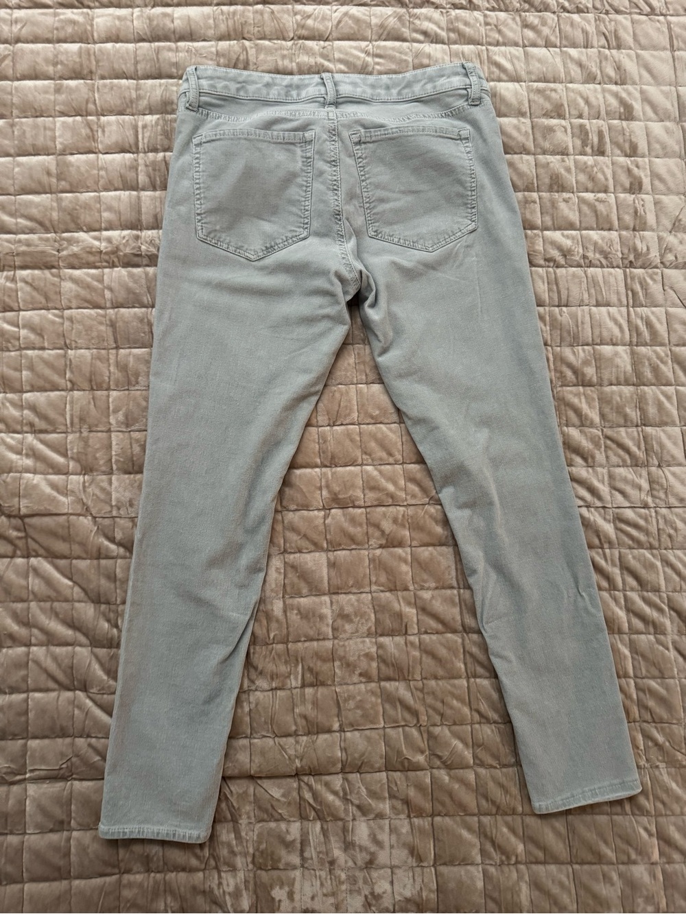 LOFT Soft Blue Corduroy Skinny Jeans Size 27/4 - Picture 2 of 8